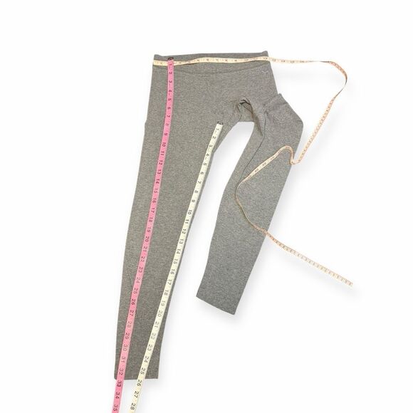 PINK VICTORIA’S SECRET Women’s Gray Logo Dog Cotton Legging Size Small - Picture 5 of 5